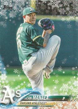 2018 Topps Holiday #HMW97 Sean Manaea Front