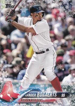 2018 Topps Holiday #HMW103 Xander Bogaerts Front