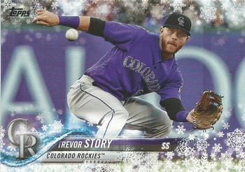 2018 Topps Holiday #HMW128 Trevor Story Front