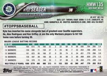 2018 Topps Holiday #HMW135 Kyle Seager Back