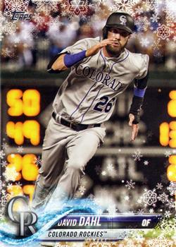 2018 Topps Holiday #HMW138 David Dahl Front