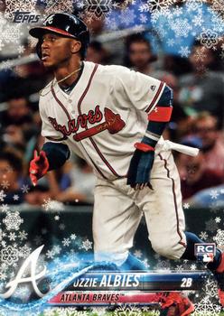 2018 Topps Holiday #HMW140 Ozzie Albies Front