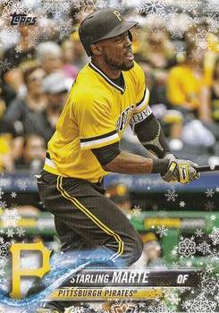 2018 Topps Holiday #HMW166 Starling Marte Front