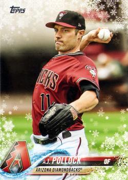 2018 Topps Holiday #HMW177 A.J. Pollock Front