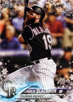 2018 Topps Holiday #HMW184 Charlie Blackmon Front