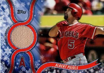 2018 Topps Holiday - Relics #R-AP Albert Pujols Front