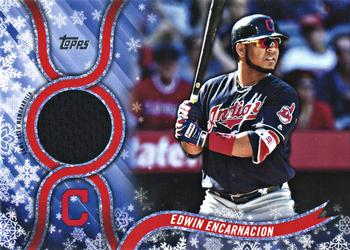2018 Topps Holiday - Relics #R-EE Edwin Encarnacion Front
