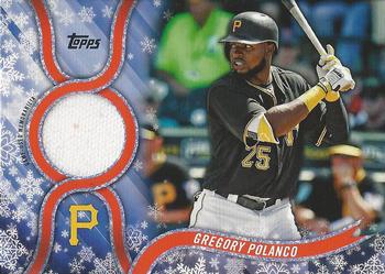 2018 Topps Holiday - Relics #R-GP Gregory Polanco Front