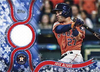 2018 Topps Holiday - Relics #R-JAL Jose Altuve Front