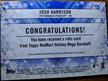 2018 Topps Holiday - Relics #R-JH Josh Harrison Back