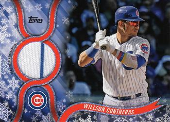 2018 Topps Holiday - Relics #R-WC Willson Contreras Front