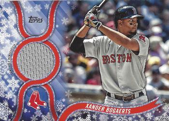 2018 Topps Holiday - Relics #R-XB Xander Bogaerts Front