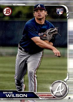 2019 Bowman #20 Bryse Wilson Front