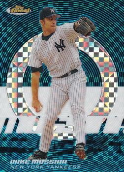 2005 Finest - X-Fractors Blue #94 Mike Mussina Front