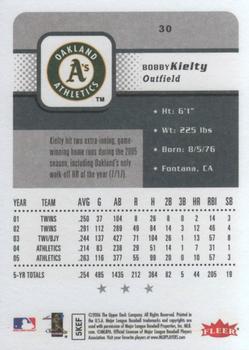 2006 Fleer #30 Bobby Kielty Back