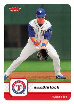 2006 Fleer #285 Hank Blalock Front