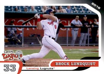 2018 Grandstand Lansing Lugnuts #NNO Brock Lundquist Front