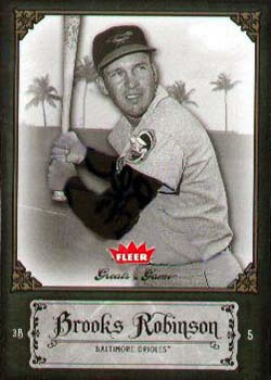 2006 Fleer Greats of the Game #16 Brooks Robinson Front