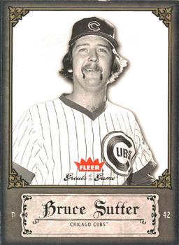 2006 Fleer Greats of the Game #17 Bruce Sutter Front