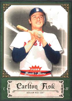 2006 Fleer Greats of the Game #21 Carlton Fisk Front