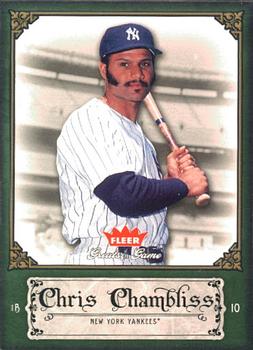 2006 Fleer Greats of the Game #22 Chris Chambliss Front