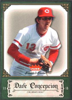 2006 Fleer Greats of the Game #23 Dave Concepcion Front