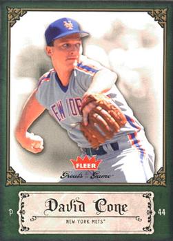 2006 Fleer Greats of the Game #26 David Cone Front