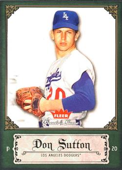 2006 Fleer Greats of the Game #30 Don Sutton Front