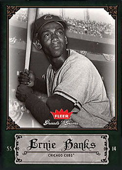 2006 Fleer Greats of the Game #34 Ernie Banks Front