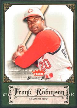2006 Fleer Greats of the Game #36 Frank Robinson Front
