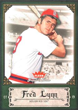 2006 Fleer Greats of the Game #37 Fred Lynn Front