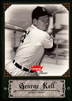 2006 Fleer Greats of the Game #44 George Kell Front