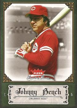 2006 Fleer Greats of the Game #54 Johnny Bench Front