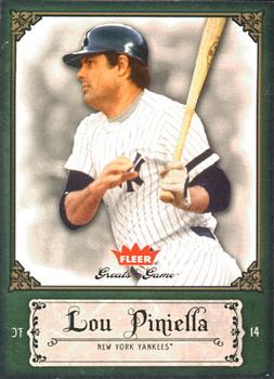 2006 Fleer Greats of the Game #60 Lou Piniella Front