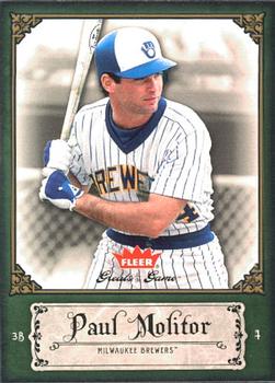 2006 Fleer Greats of the Game #69 Paul Molitor Front