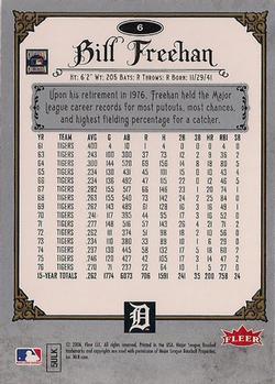 2006 Fleer Greats of the Game #6 Bill Freehan Back