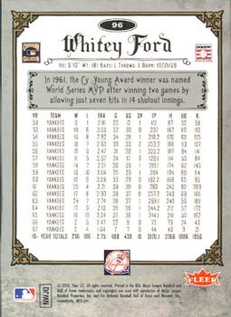2006 Fleer Greats of the Game #96 Whitey Ford Back