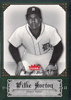 2006 Fleer Greats of the Game #98 Willie Horton Front