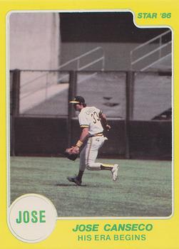 1986 Star Jose Canseco - Glossy #NNO Jose Canseco Front