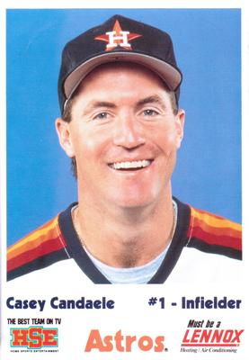 1990 HSE Lennox Houston Astros #NNO Casey Candaele Front