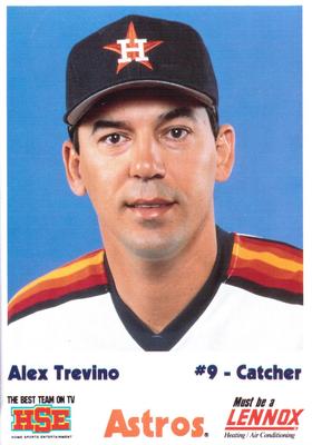 1990 HSE Lennox Houston Astros #NNO Alex Trevino Front