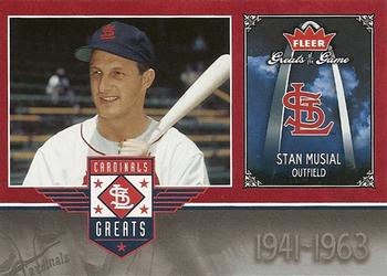 2006 Fleer Greats of the Game - Cardinals Greats #STL-SM Stan Musial Front