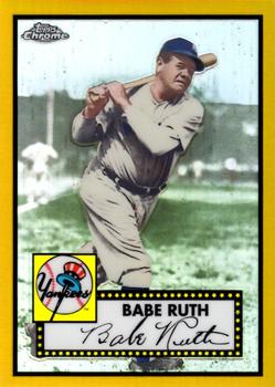 2009 Topps - Babe Ruth Gold Refractors #1 Babe Ruth Front
