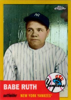 2009 Topps - Babe Ruth Gold Refractors #2 Babe Ruth Front