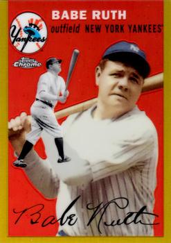 2009 Topps - Babe Ruth Gold Refractors #3 Babe Ruth Front