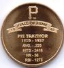 2007 Giant Eagle Pittsburgh Pirates Hall of Fame Coins #3 Pie Traynor Back