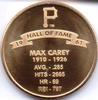 2007 Giant Eagle Pittsburgh Pirates Hall of Fame Coins #5 Max Carey Back