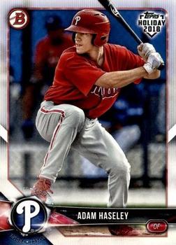 2018 Topps Holiday Bowman #TH-AH Adam Haseley Front