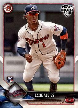 2018 Topps Holiday Bowman #TH-OA Ozzie Albies Front