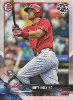 2018 Topps Holiday Bowman #TH-RHO Rhys Hoskins Front